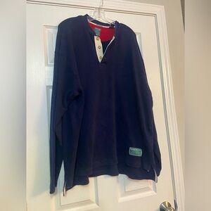 VTG American Eagle Navy Field Jersey 100% Cotton X-Large